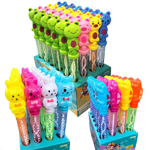 Street stall toys hot selling cartoon bubble wand children's bubble blowing water Western sword electric bubble gun Internet celebrity bubble machine