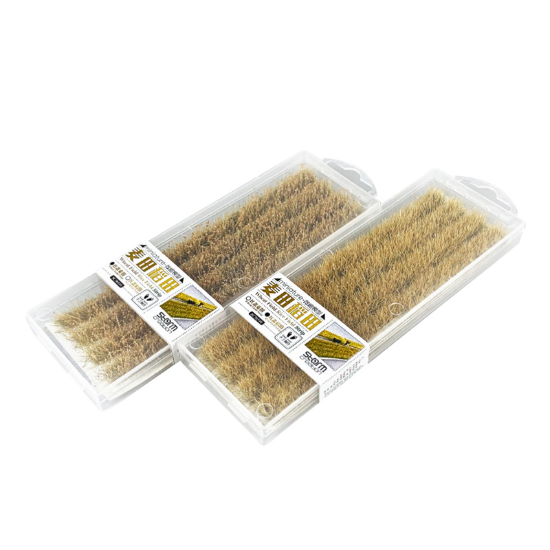 [Suministro de primera mano] Modelo de escena de campo de arroz Cluster de hierba 1:87HO tren mesa de arena Campo de DIY