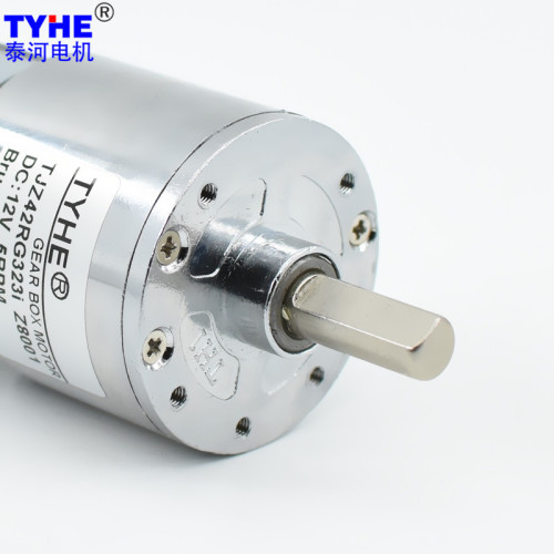 42GA555 Taihe 42mm DC Gear Motor, 12V/24V, for Window Operators—Features Adjustable Speed and Bidirectional Rotation