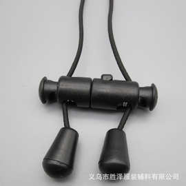 供应华联双头弹簧扣 可打开双孔弹簧扣 2.6CM圆柱型记忆枕弹簧扣