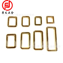 锌合金圆线方扣口型扣方形扣金属调节扣箱包宠物包包配件金属扣