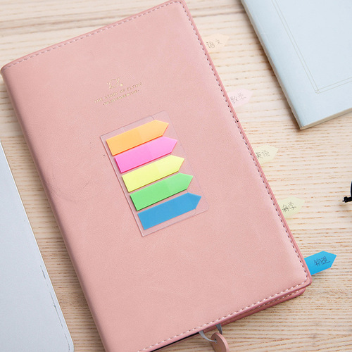 Effective little sticky note page number label index sticker small fresh transparent mark color indicator fluorescent mark sticker