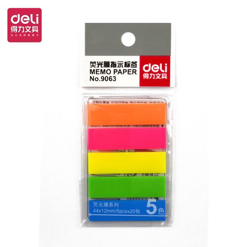 Effective little sticky note page number label index sticker small fresh transparent mark color indicator fluorescent mark sticker