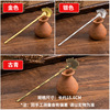 Metal modern retro Chinese hairpin for elderly, hairgrip, simple and elegant design, wholesale