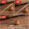 Metal modern retro Chinese hairpin for elderly, hairgrip, simple and elegant design, wholesale