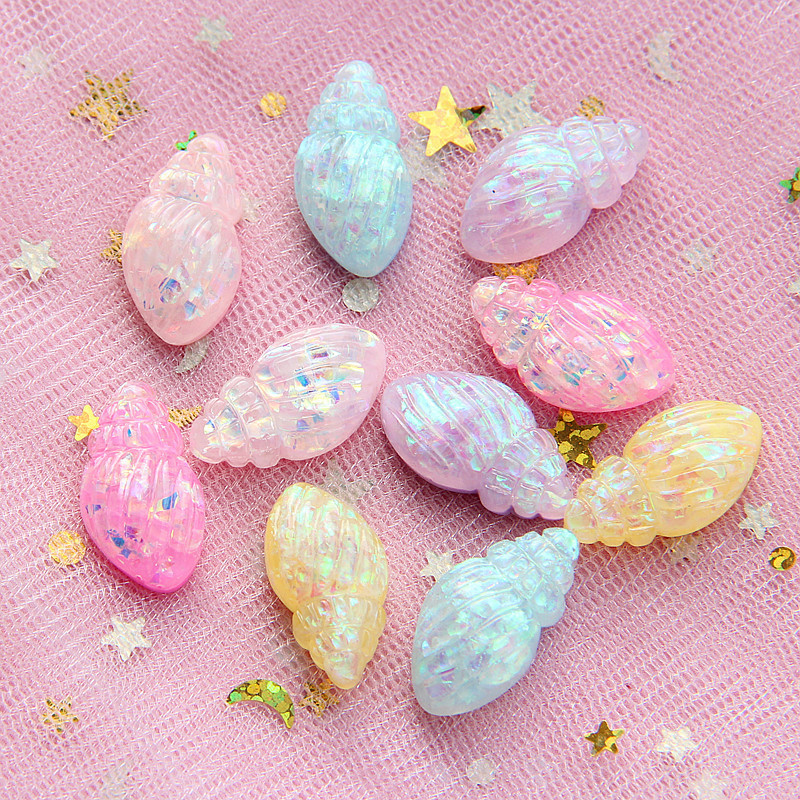 Resin glitter conch Marine jewelry accessories DIY slim Crystal mud filler phone case beauty material Resin glitter conch Marine jewelry accessories DIY slim Crystal mud filler phone case beauty material