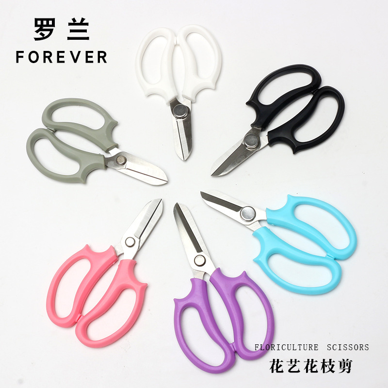 Roland Flower Art Flower Branch Scissors Wide Head Household Flower Ikebana Scissors Flower Trimming Tools Rose Construction Pricking Gardening Flower Scissors Roland Flower Art Flower Branch Scissors Wide Head Household Flower Ikebana Scissors Flower Trimming Tools Rose Construction Pricking Gardening Flower Scissors