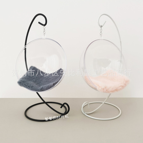 Hanging basket and hanging chair 12 points doll house accessories Ob11 baby uses GSC doll to shoot scene props