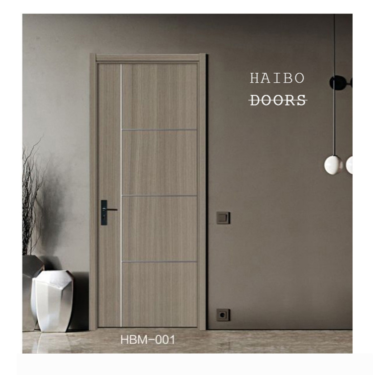 Jiangshan Wooden Door Wholesale Simple Light Luxury High-grade High-quality PVC Paint-free Composite Technology Wooden Door Interior Door Wooden Door