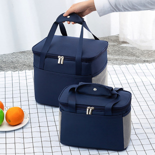 Thickened LOGO student lunch box bag lunch bag large Bento insulation bag portable mummy bag picnic bag ice bag