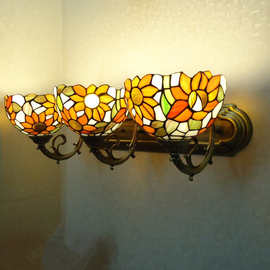 特价一件代发太阳花田园玻璃壁灯卧室酒店卫生间镜前灯厂家批发