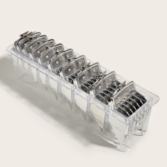 Hairdressing colorful electroplated silver ten-piece set limited comb electric hair scissor head accessories positioning comb oil head hairdressing tool