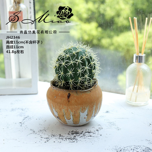 Simulation Cactus Foam Succulent DIY Micro Landscape Tropical Plant Wall Decoration Artificial Flower Dropshipping Fake Flower