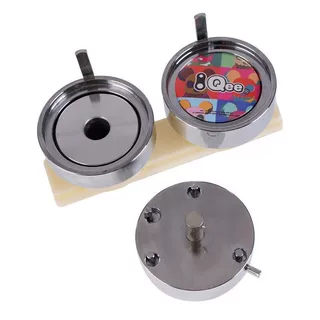75mm马口铁胸章机模具 75MM徽章机模具 塑料滑轨胸章模具配胸章机