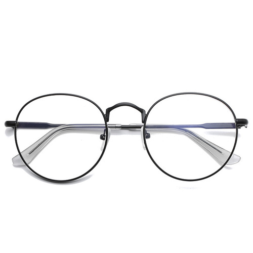 New anti-blue light glasses with wide rims and prescription glasses frames for women with metal thick rims for students with myopia