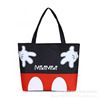 Cartoon capacious one-shoulder bag, shopping bag, Korean style