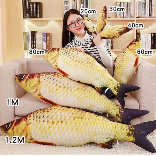 Creative Simulation Fish Pet Cat Toy Catnip Fish Funny Stick Cat Doll Doll Pillow Manufacturer Wholesale