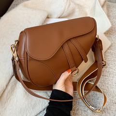 Vintage Bags for Women 2024 Spring New Trendy Korean Style Fashion Crossbody Bag Simple Influencer Saddle Bag Influencer Bag