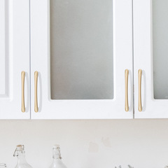 Aluminum alloy handle gold light luxury Nordic cabinet wardrobe modern minimalist drawer shoe cabinet round door handle hardware