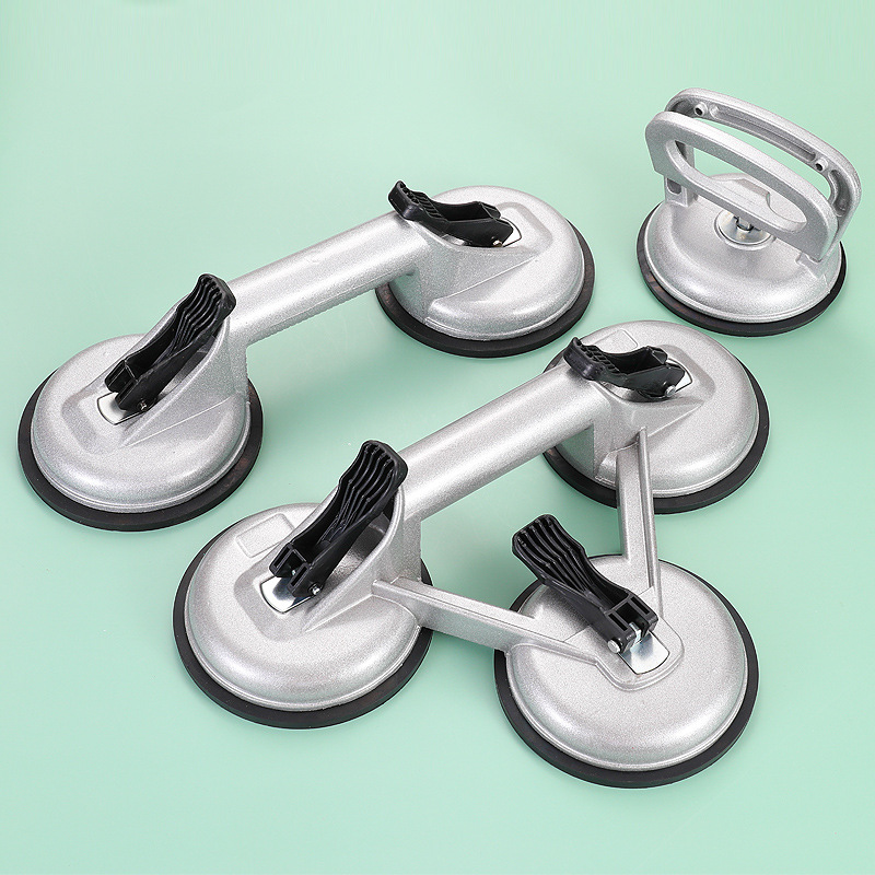 Venta directa de fábrica tres-garra dos-garra azulejo de vidrio de acero inoxidable lechón titular sitio de manejo herramienta