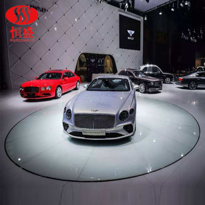 汽车旋转台展厅旋转盘圆形电动旋转台车展旋转台车库汽车旋转圆盘