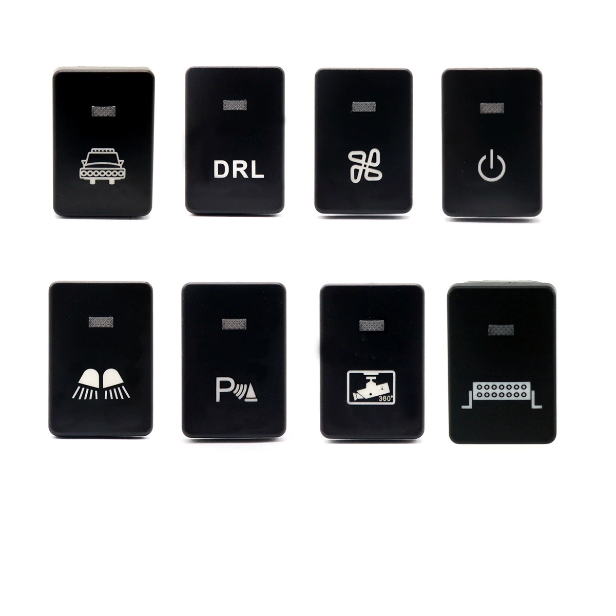 Пресс-переключатель переключателя модификации автомобиля ВКЛ-ВЫКЛ подходит для Toyota Corolla с зарезервированным отверстием Multi-Pattern опционально