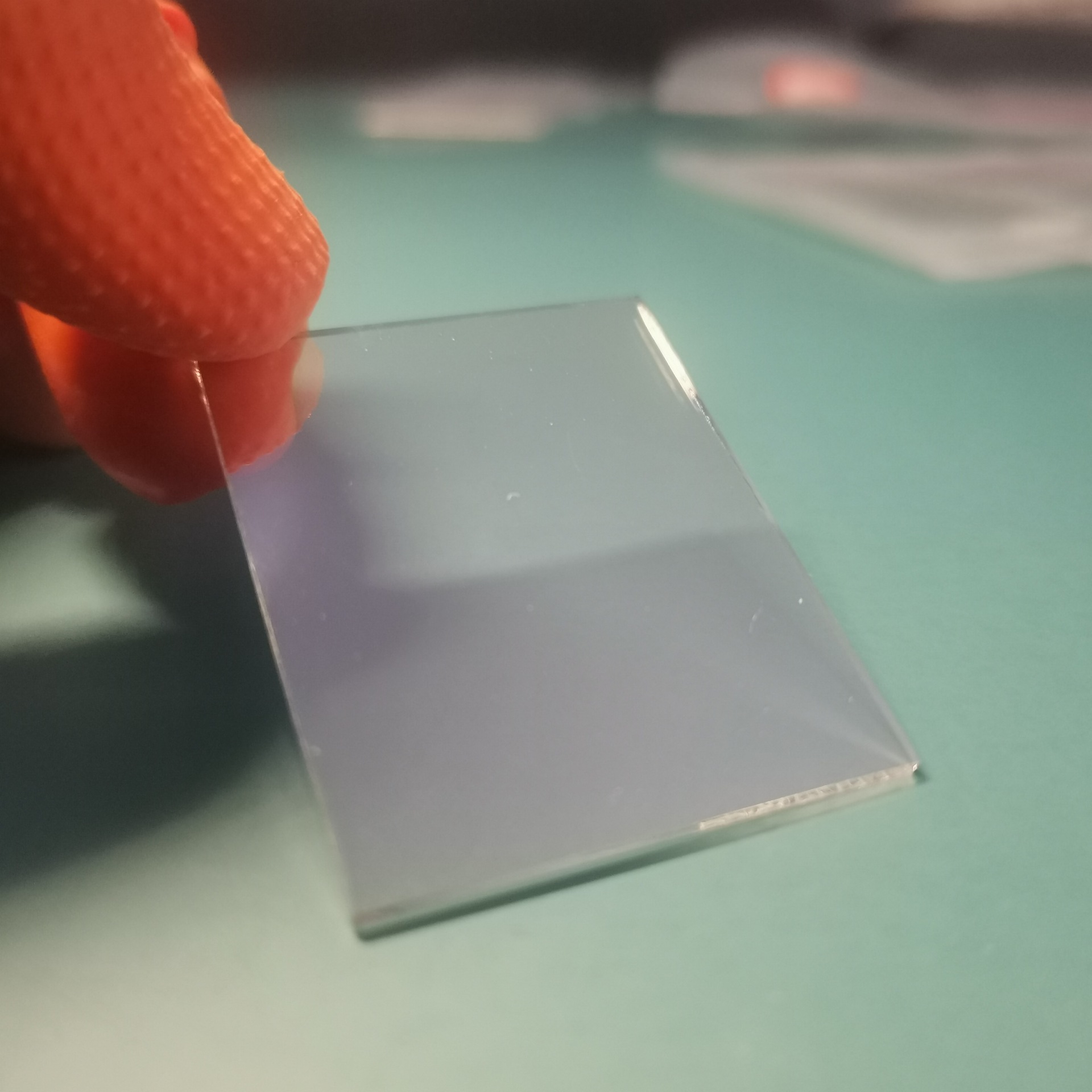 1.1mm厚度方形透50反50 分光片可见光范围 半反镜AOI45度