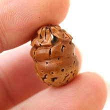 桃核雕刻大葫芦工艺品  雕刻编制手链配件批发 桃胡 DIY