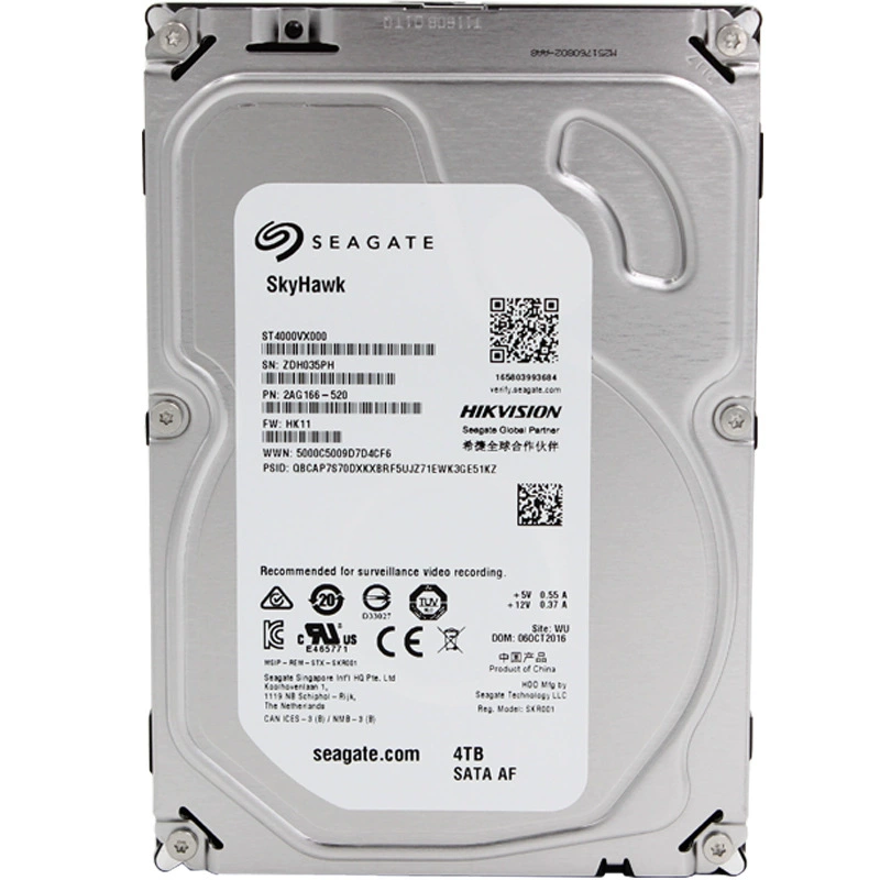 Наблюдаемая HDD Seagate SkyHawk — 1–16 ТБ SATA, для Hikvision NVR и DVR