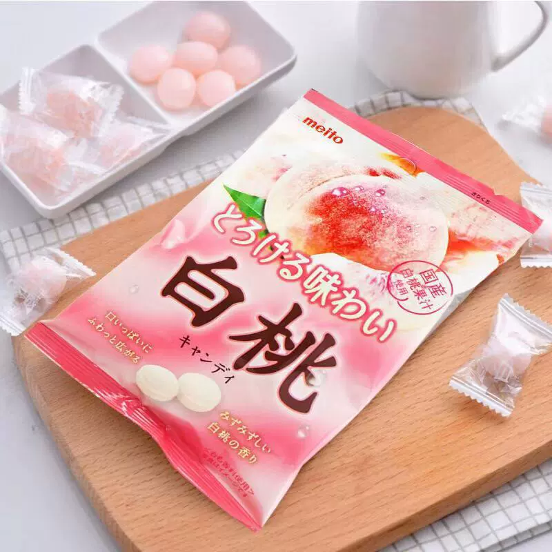 Япония Окаяма Баотzao Мэйто знаменитый сахар, конфета с персиковым вкусом твердая конфета персиковый вкус, свадебная свадебная конфета сеть коричневого конфета