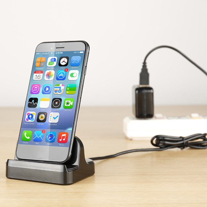 Micros Android TypeC seat charging mobile phone charging base bracket support QC3.0 for Huawei PD fast charging