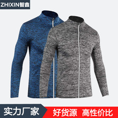 冬季運動健身外套男款籃球訓練速干運動衛衣長袖拉鏈運動外套