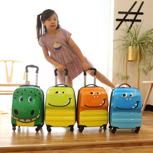 Children's trolley case cartoon cute cow 18 inch student luggage new universal wheel gift box boarding box