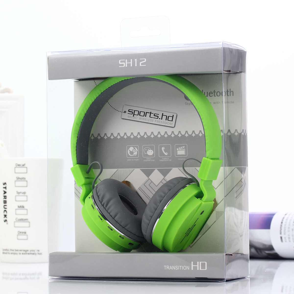 Auriculares Bluetooth 5,0 ventas directas de fábrica nuevo SH12 auriculares deportes tarjeta plegable auriculares inalámbricos Bluetooth