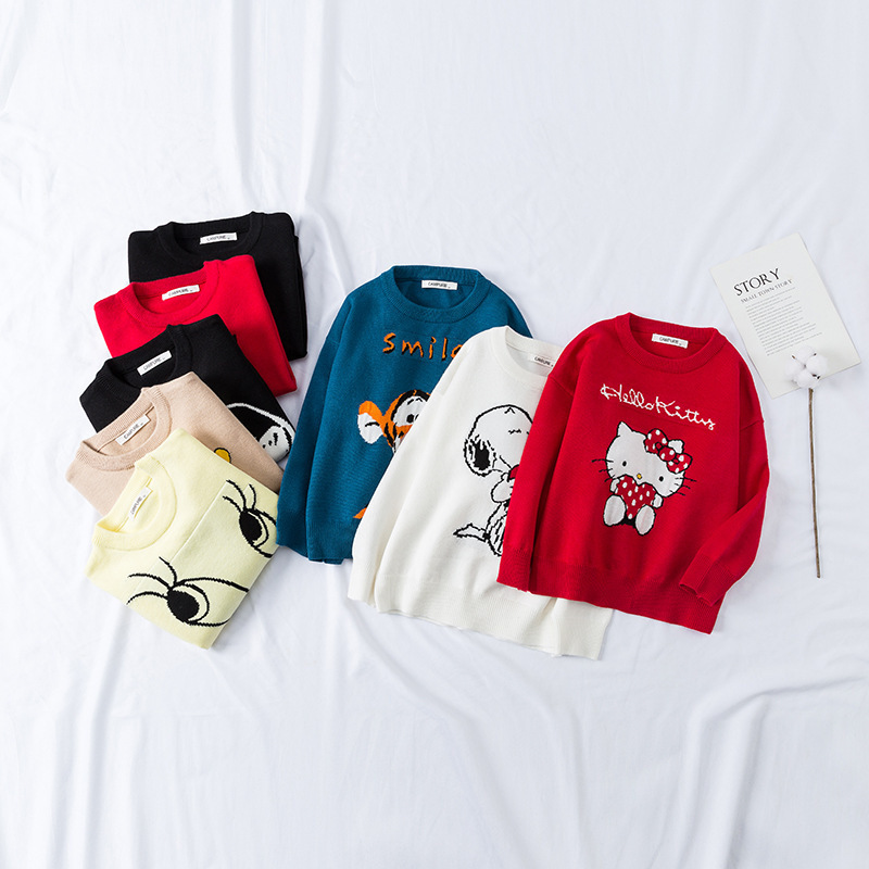 2022 New Cartoon Pullover Sweater Same Knitted Sweater Cotton Knitted Baby Sweater 2022 New Cartoon Pullover Sweater Same Knitted Sweater Cotton Knitted Baby Sweater