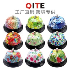 Cute colorful metal call bell, hand-pressed table bell, game bell, calling bell, competition bell, bar bell