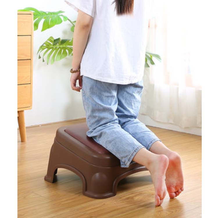 Adoración de arrodillarse para orar, plástico de arrodillarse para orar, casera, adorando a Buda, orando en forma de loto, taburete bajo, templo ancestral cuadrado