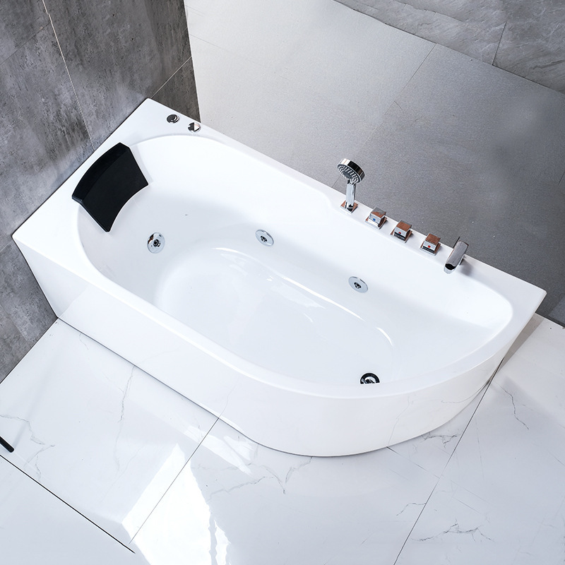 1.4-1.7m acrylic corner bathtub independent adult home hotel project home stay skirt