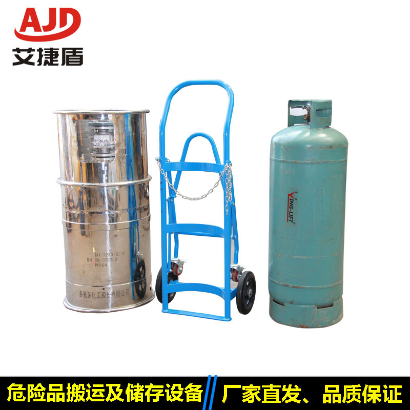 TY140大号液化气钢瓶煤气罐不锈钢手推搬运拉车拖车老虎车子