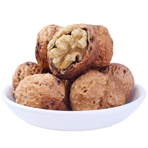 New Arrival Walnuts with Thin Skin Yunnan Paper-Peel Walnuts Raw Dry Fruit New Year's Gift Pregnant Women Nuts No Bleaching Dry Black Walnuts Dropshipping