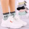 Breathable cute demi-season Japanese plant lamp for elementary school students hip-hop style, knee socks, mid-length, European style, Korean style