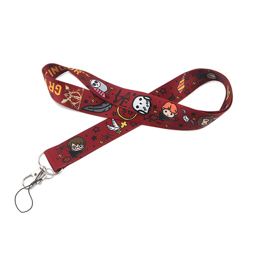 Magic Academy Cartoon Mobile Phone Lanyard Foreign Trade U Disk Camera ID Card Key Anti-Lost Mobile Phone Lanyard Accessories