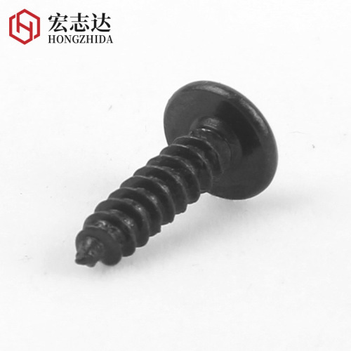 Black cross large flat head self-tapping screws TA wholesale umbrella head self-tapping screws electronic fasteners M3M3.5M4