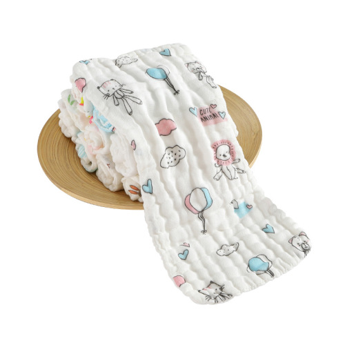 Newborn 8-layer 10-layer pure cotton gauze diaper baby crib pad washable soft breathable gauze fabric