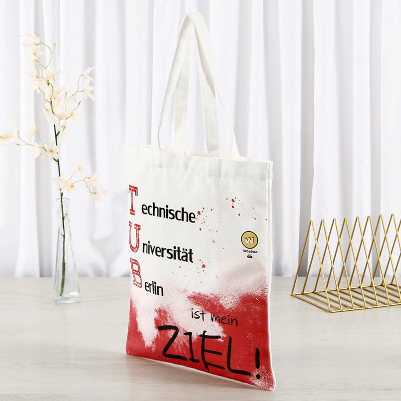 定 做彩色印花帆布袋礼品棉布手提袋广告购物单肩棉布袋定 制