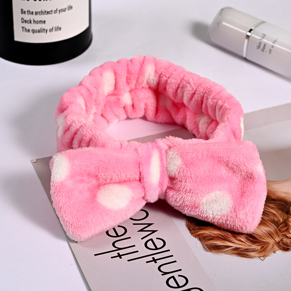 Transfronterizo lindo arco grande cinturón de pelo femenino versión coreana de lavado banda de pelo toallitas con diadema de Corea del Sur