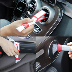 Wash Car Soft Bristle Wheel Rim Brush Car Air Conditioning Vent Cleaning Brush Car Wash Multi-purpose Interior Dust Removal Tool
