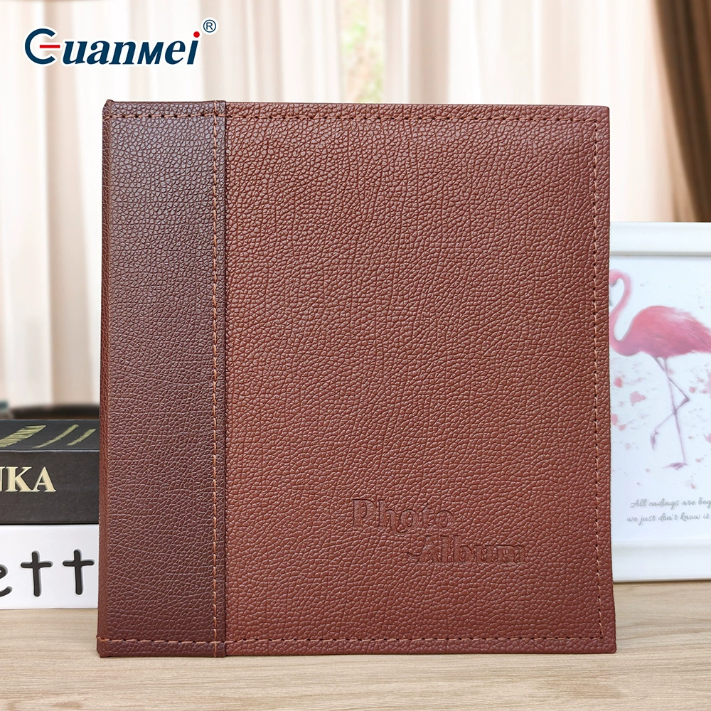 [Guangmei factory leather photo album memorial album A6 storage album gift with pocket PP 6-inch photo album notebook]