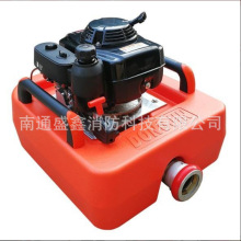 小型手抬机动浮艇泵FTQ3.0/8 8马力漂浮水面便携式抽水消防泵