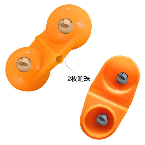 Weihe double ringing beads luminous card line bell fishing plastic small accessories built-in 2 ringing beads fishing accessories wholesale